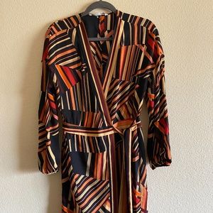 Vintage Style Wrap Dress Zara